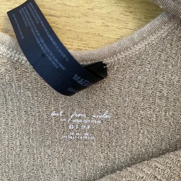 Out from under ribbed henley bra top - Picture 3 of 4